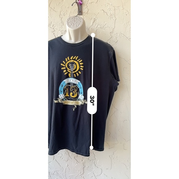 Lucky 13‎ Light of Day 2013 Concert Tour T-Shirt Asbury Park NJ Rock Music Tee - Picture 5 of 6